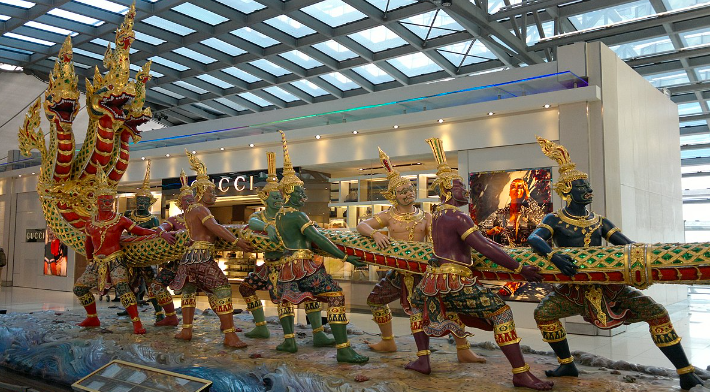 تركيب الطاقه الشمسيه في مطار بانكوك